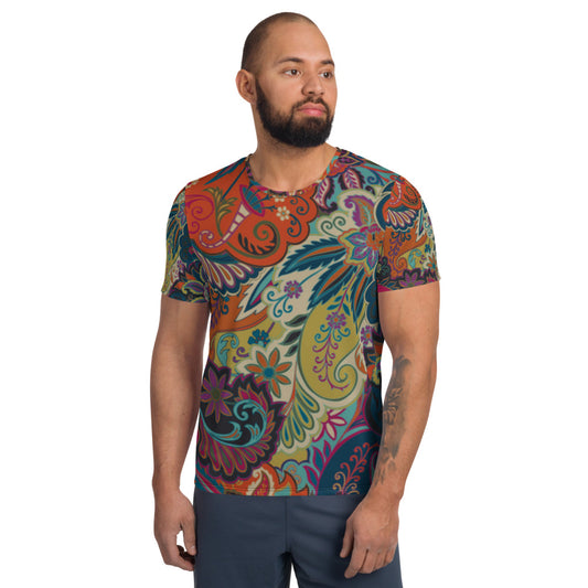 Ready to Go All-Over Print Men's Athletic T-shirt