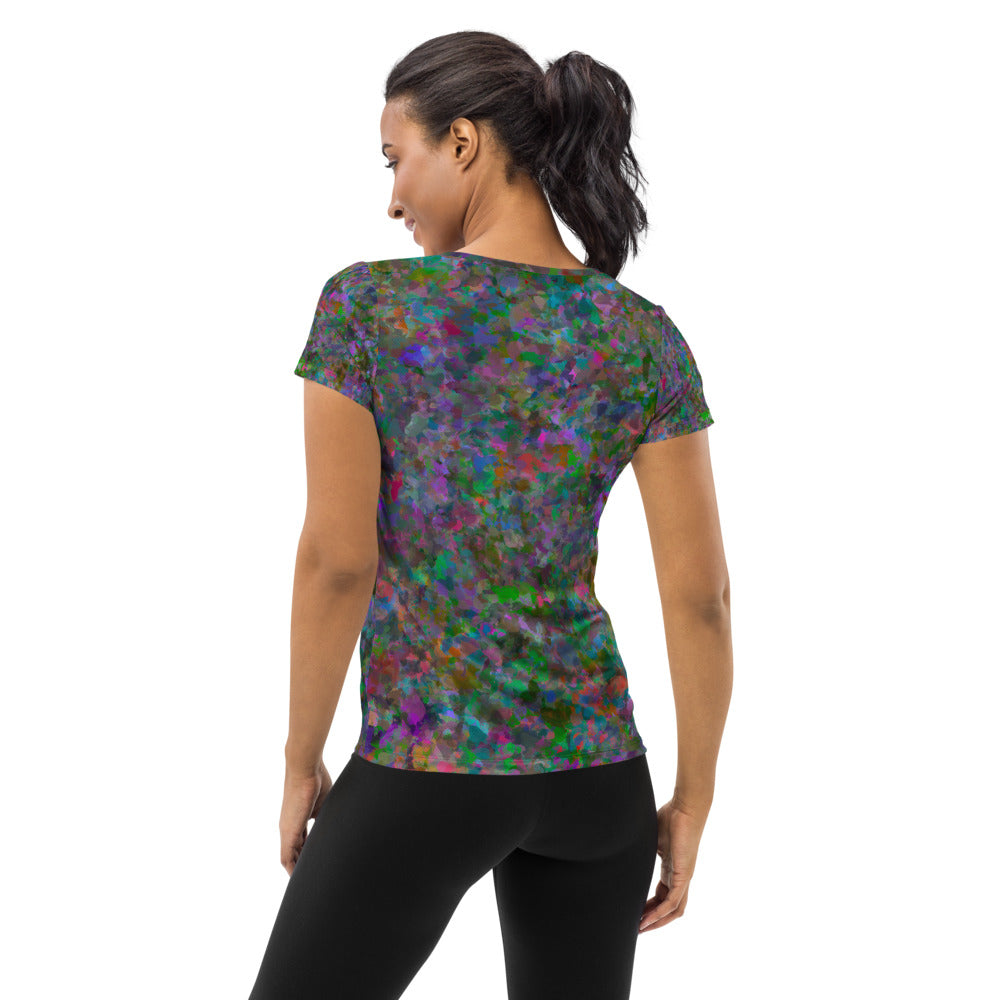 All-Over Print Women's Athletic T-shirt