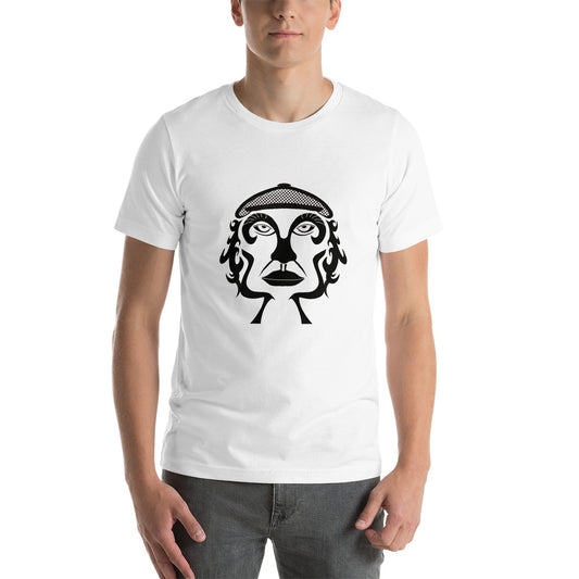 Face with Hat Unisex t-shirt